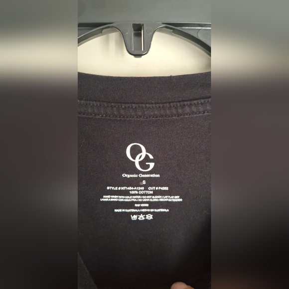 Motorcycle Black Print Women's Croptop Top Sz S Oversized Goth Rave Grunge Sku 9 - Picture 4 of 9